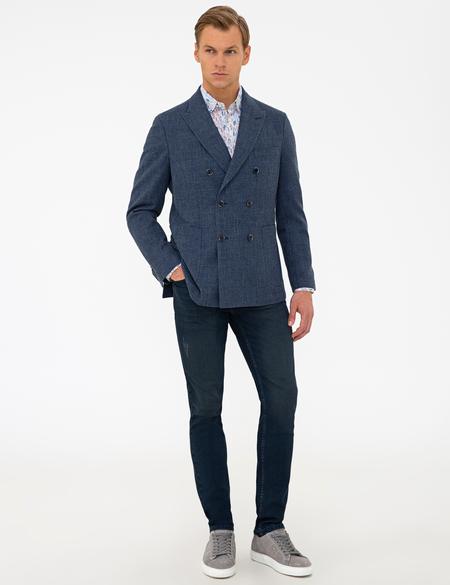 Mavi Slim Fit Kruvaze Ceket - 50233785014