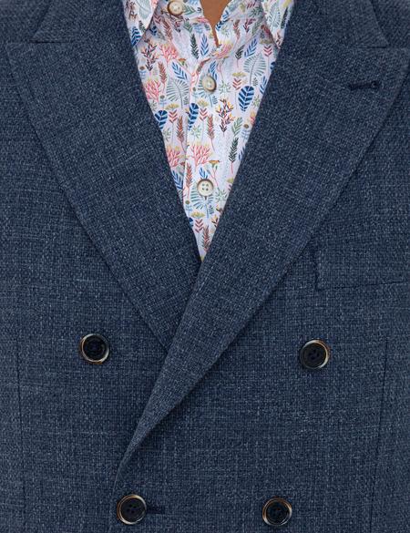 Mavi Slim Fit Kruvaze Ceket - 50233785014