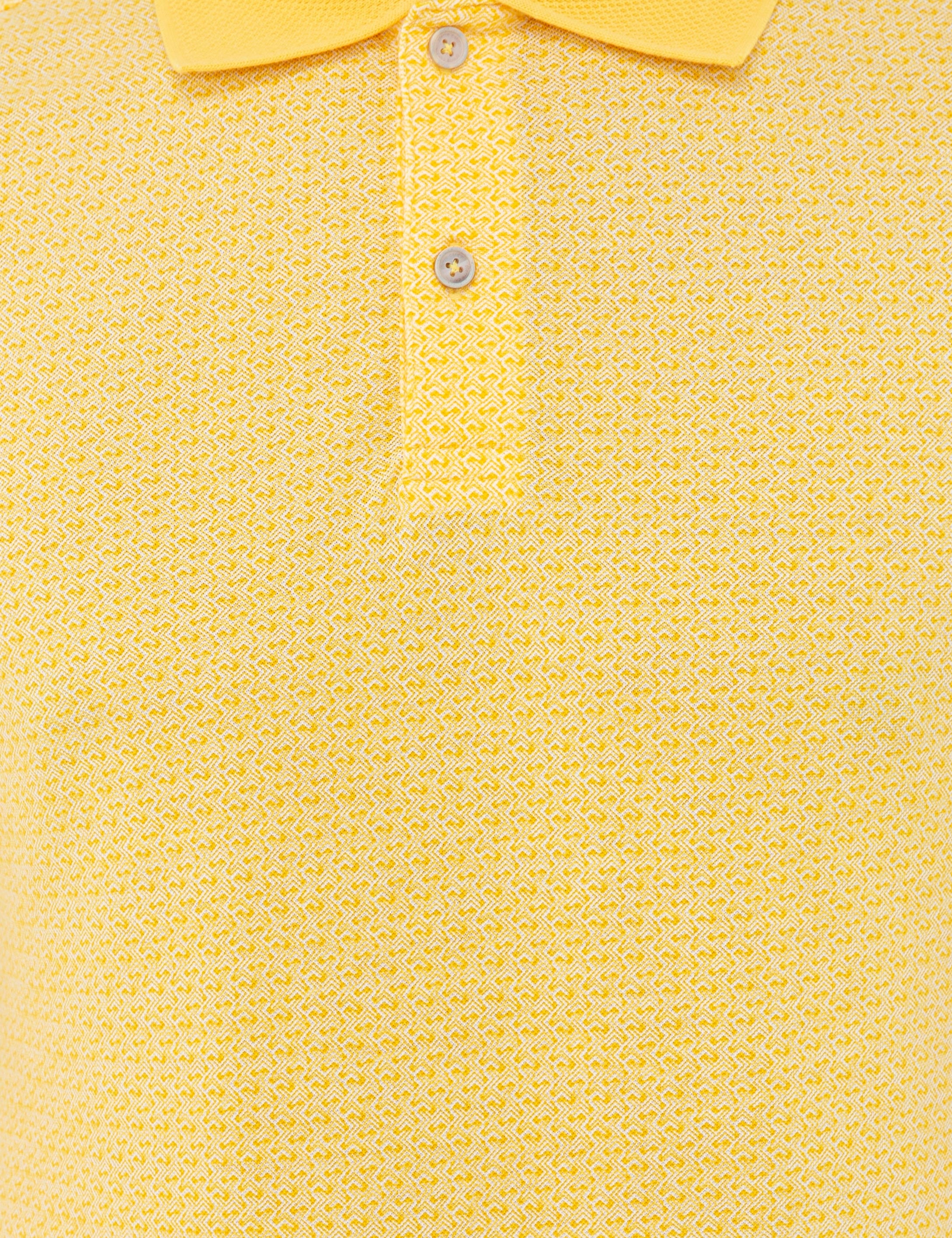 Sarı Slim Fit Polo Yaka Tişört