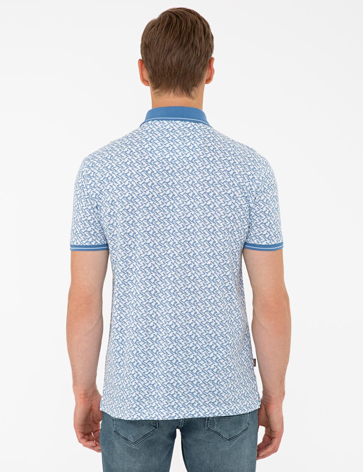 Koyu Mint Slim Fit Polo Yaka Tişört - 50232386157