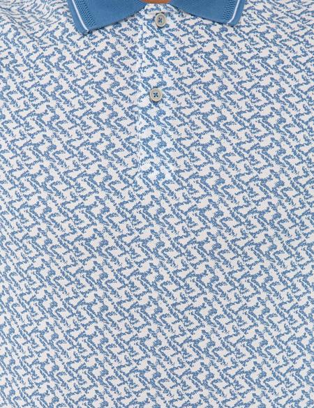 Koyu Mint Slim Fit Polo Yaka Tişört - 50232386157