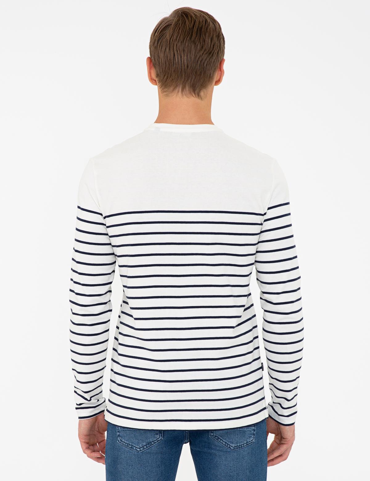 Beyaz Slim Fit Sweatshirt - 50232435001