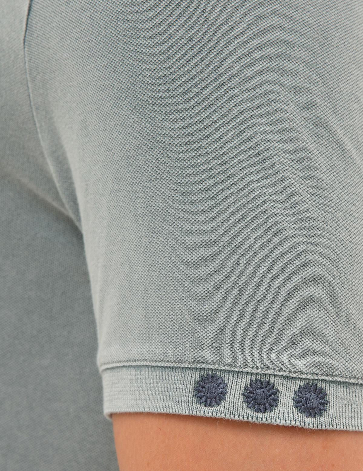 Koyu Gri Slim Fit Polo Yaka Tişört - 50226963016