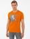 TURUNCU Slim Fit Bisiklet Yaka Tişört
