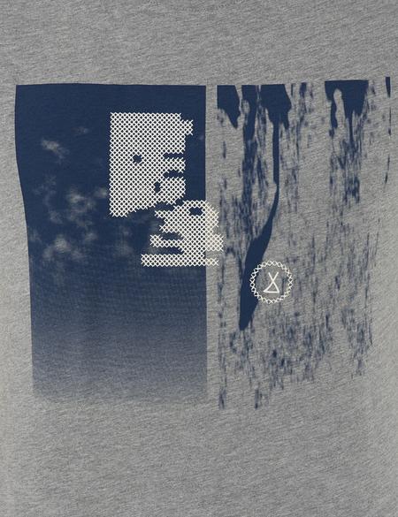 Gri Melanj Slim Fit Bisiklet Yaka Tişört - 50241511024