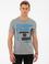 Gri Melanj Slim Fit Tişört