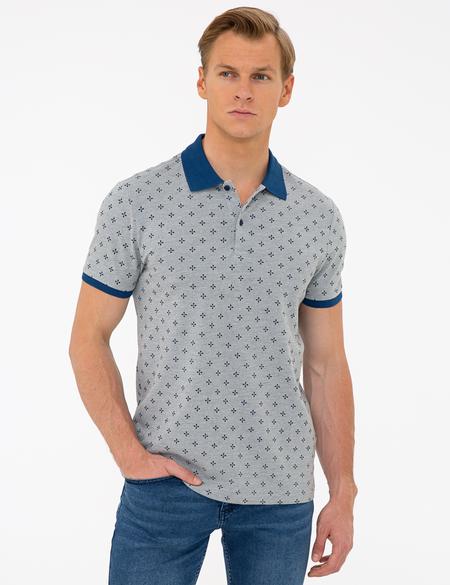 Gri Melanj Slim Fit Polo Yaka T-Shirt - 50242066035