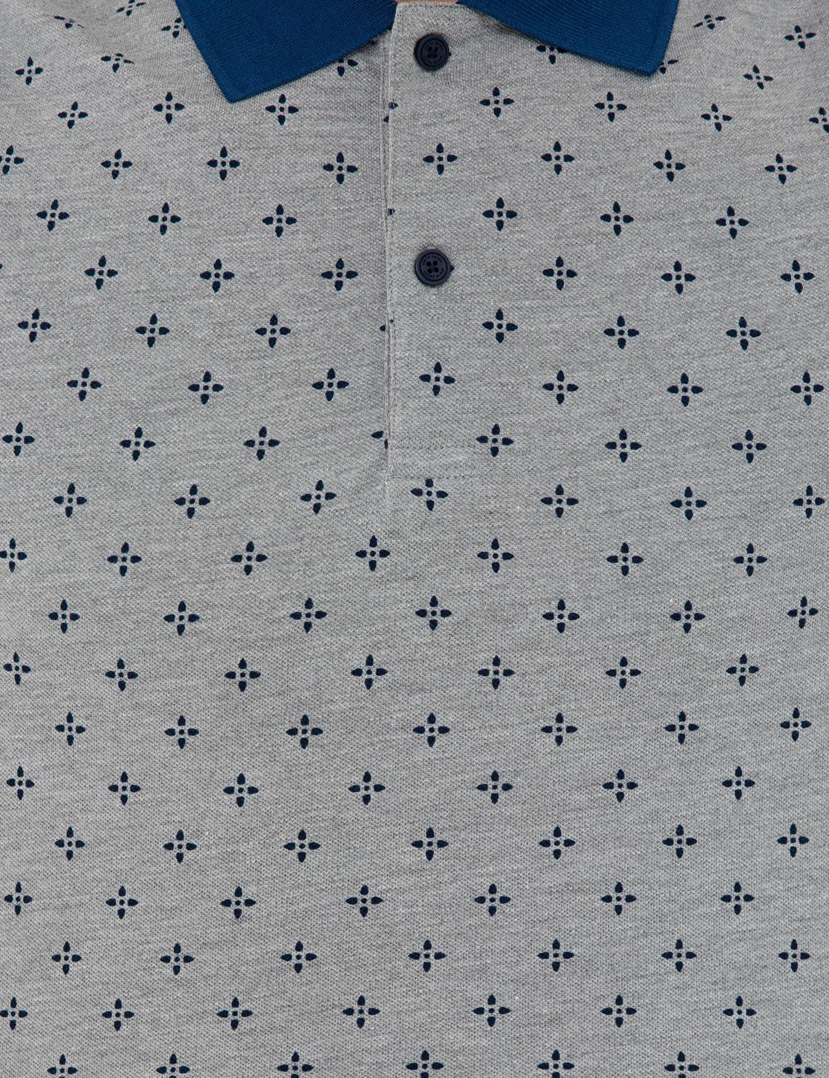 Gri Melanj Slim Fit Polo Yaka T-Shirt - 50242066035