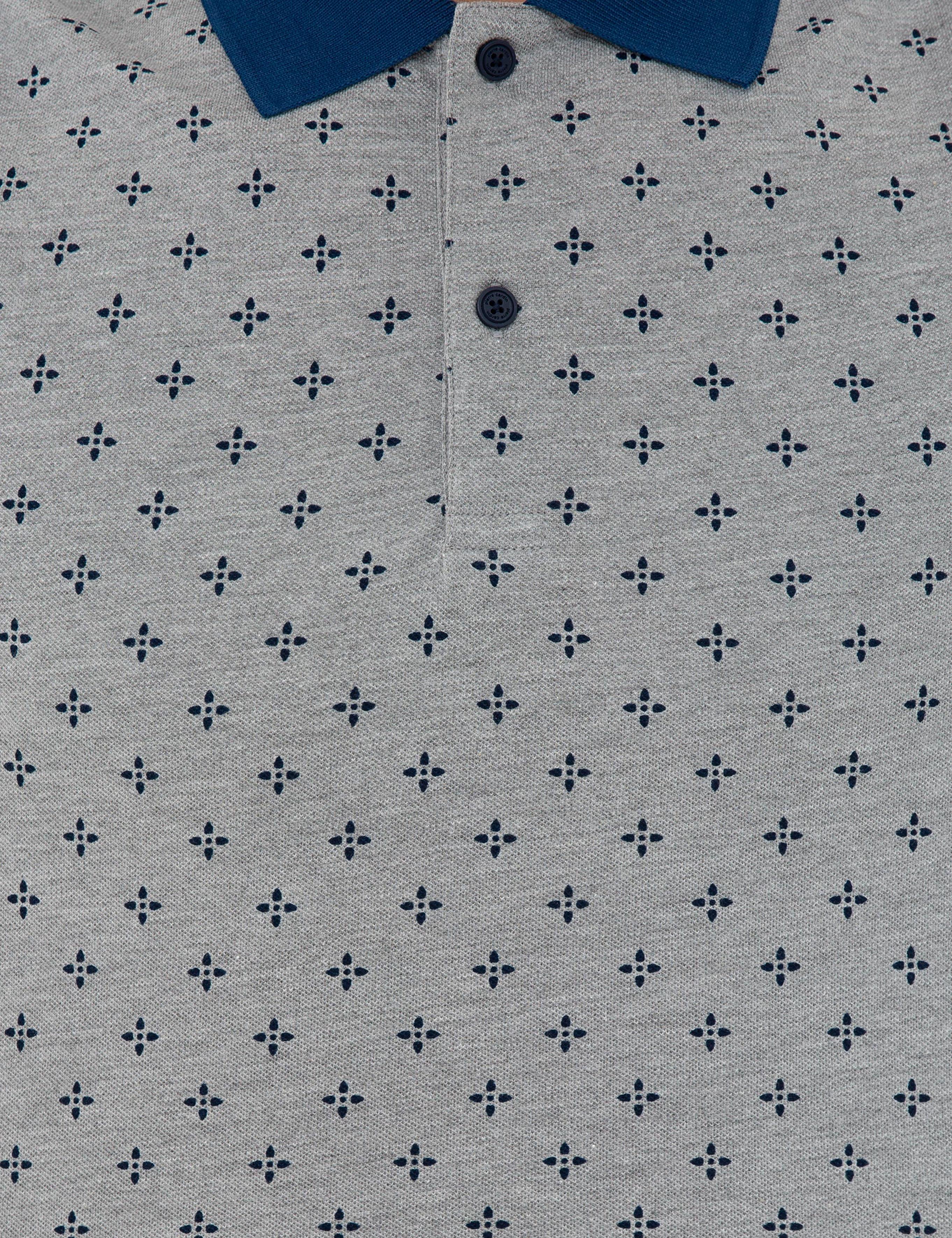 Gri Melanj Slim Fit Polo Yaka T-Shirt