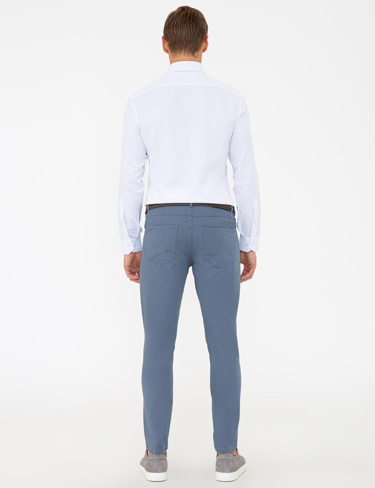 Saks Slim Fit Kanvas Pantolon - 50235737157