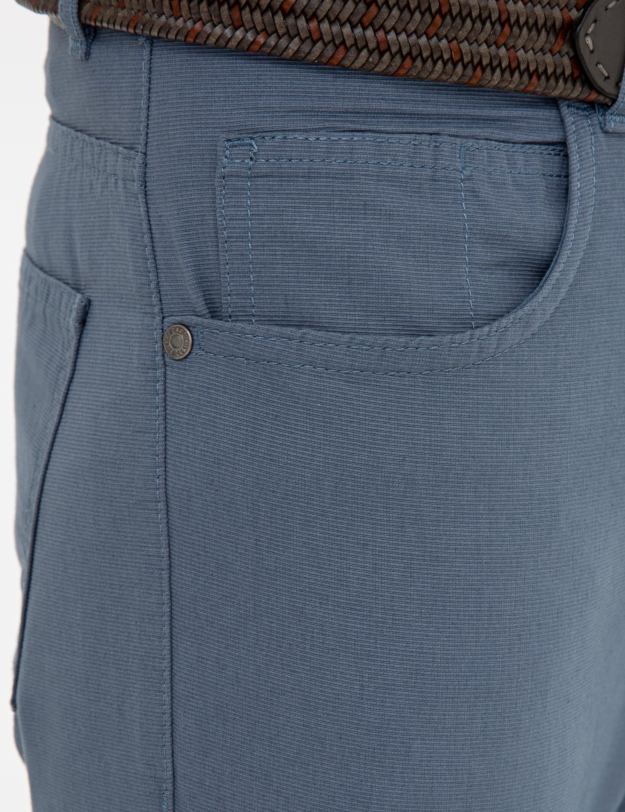 Saks Slim Fit Kanvas Pantolon - Image 4