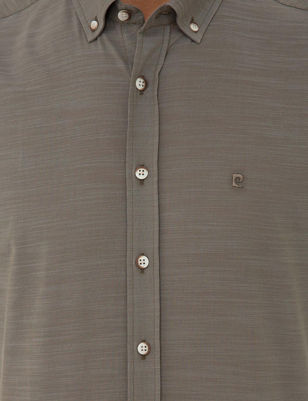 Haki Slim Fit Gömlek - 50236034043