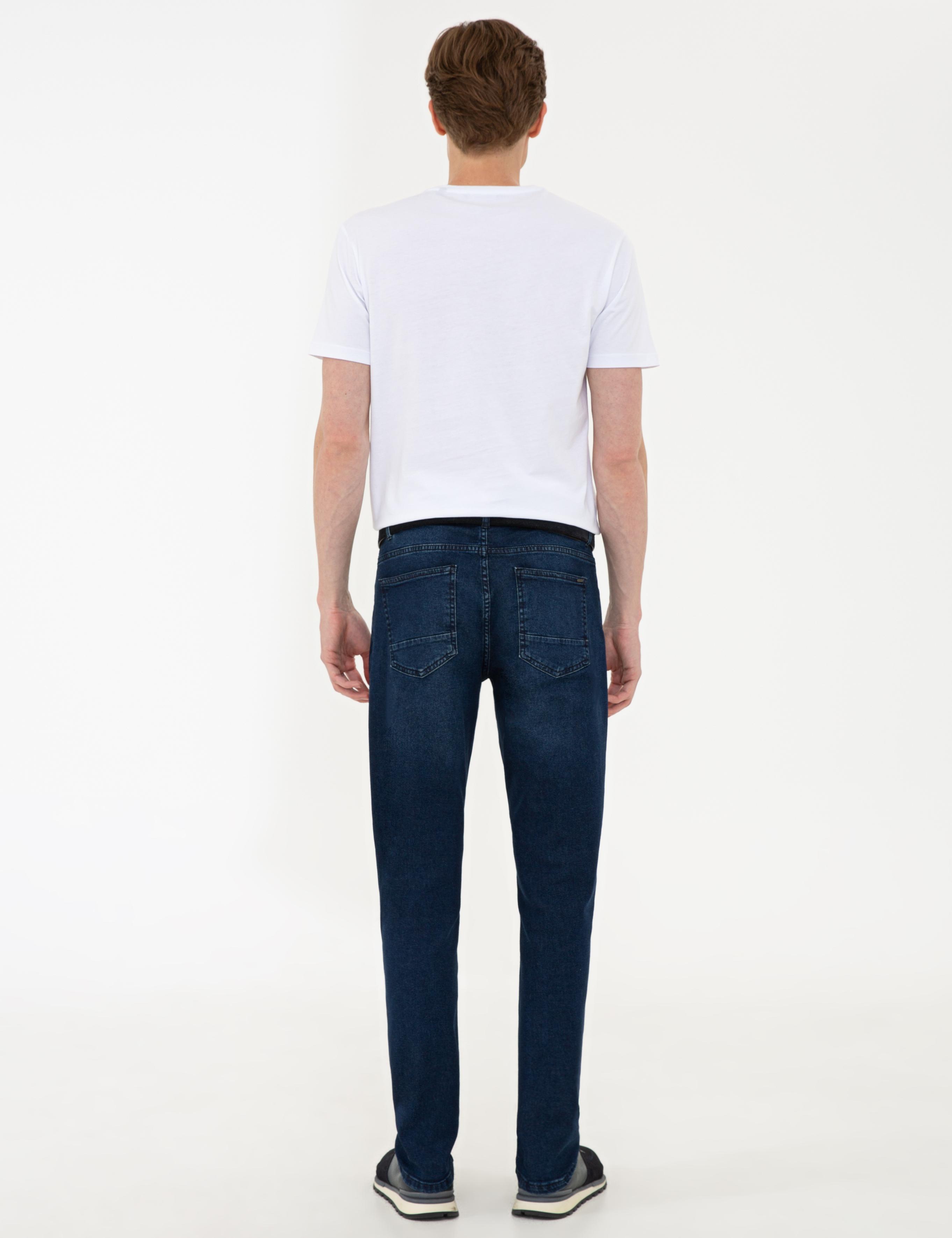 Indigo Slim Fit Denim Pantolon