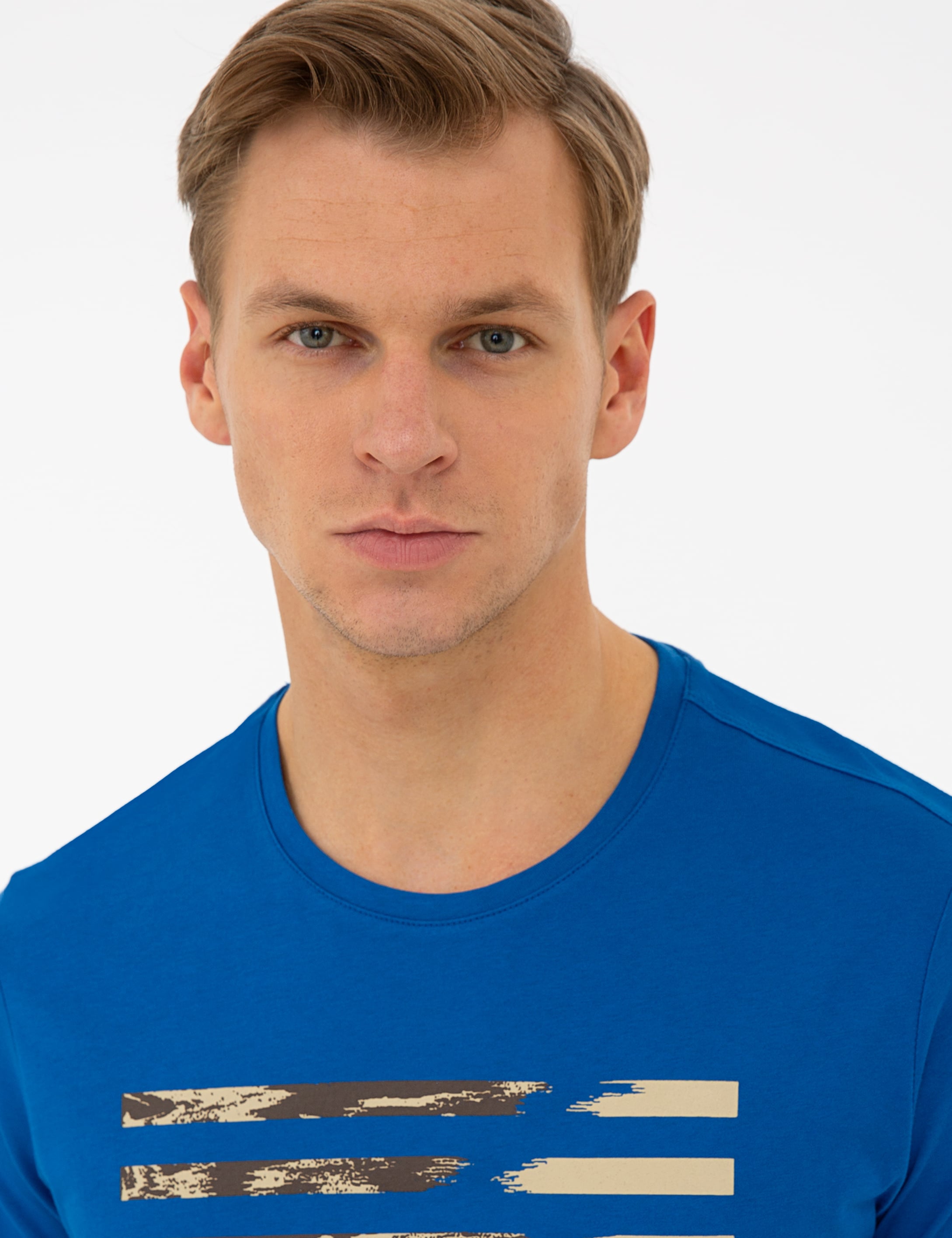 Sax Slim Fit Bisiklet Yaka T-Shirt