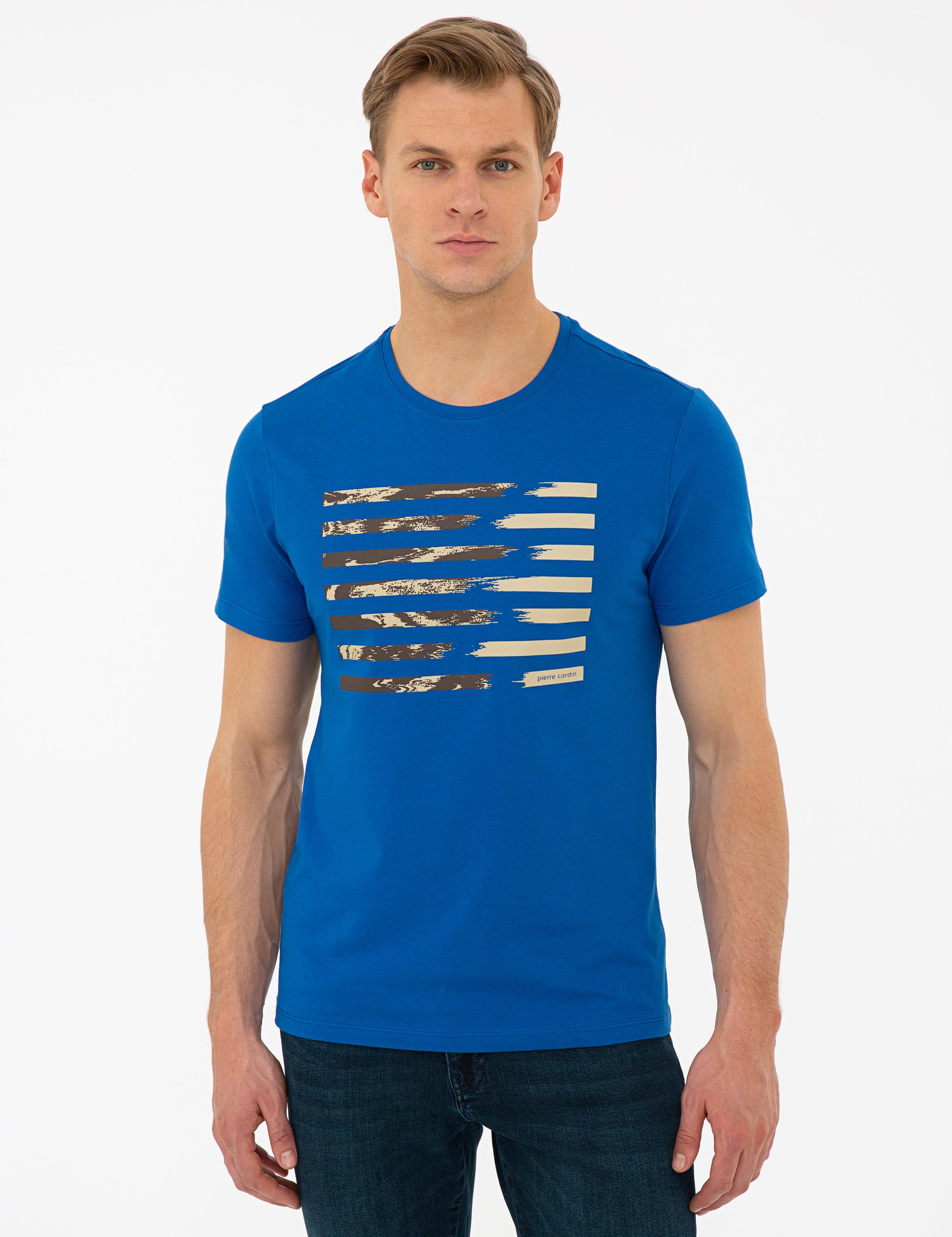 Sax Slim Fit Bisiklet Yaka T-Shirt