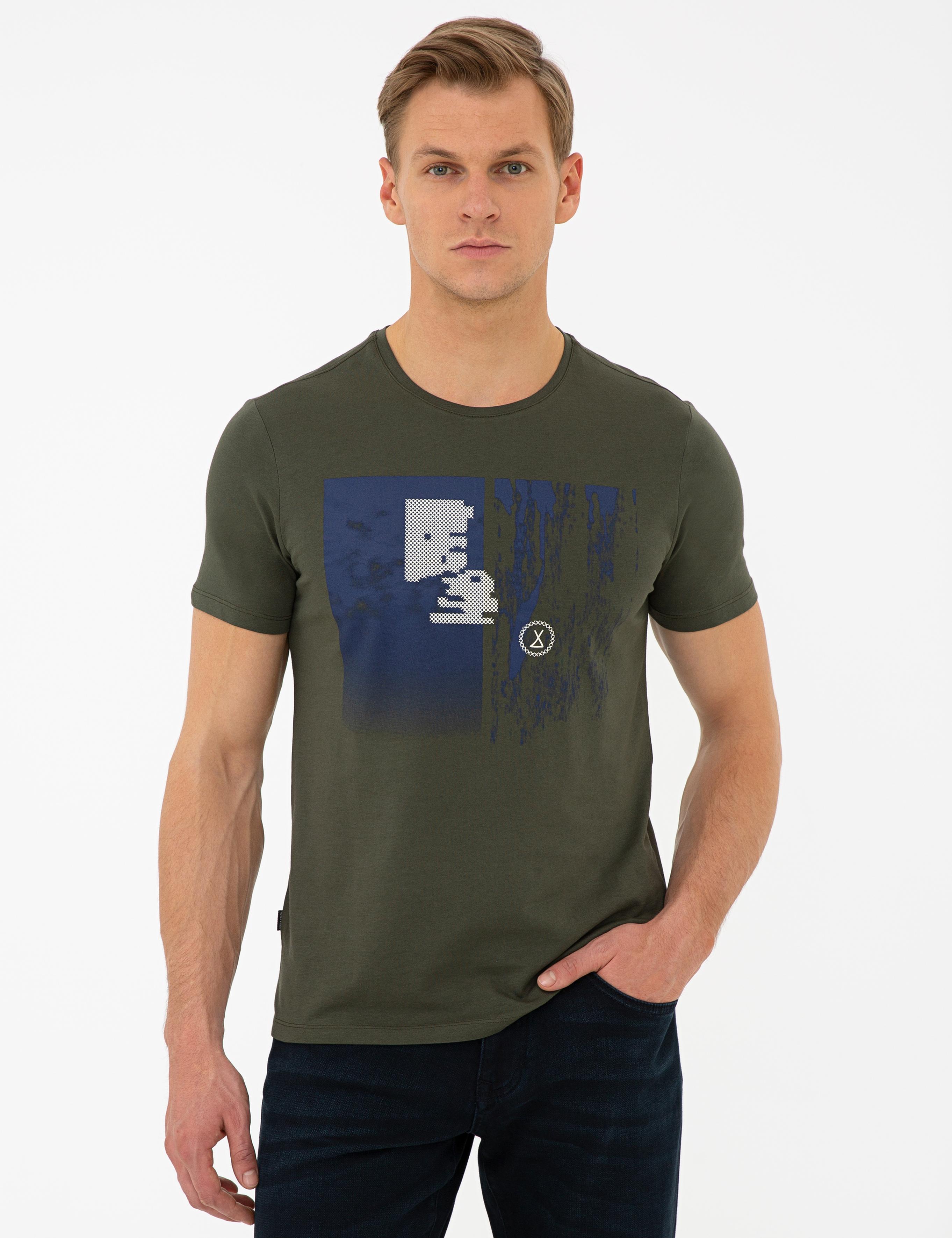 Haki Slim Fit Tişört