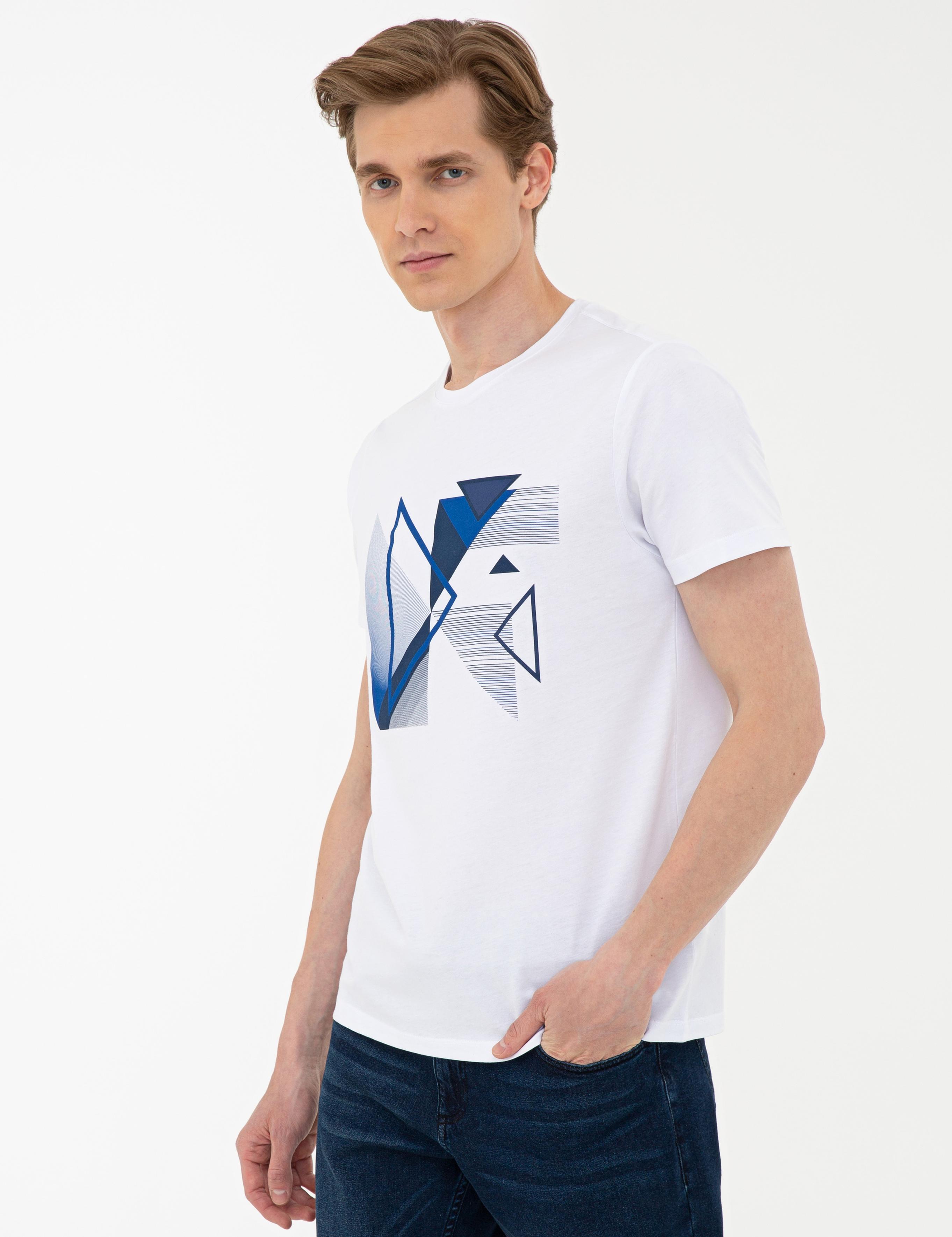 Beyaz Slim Fit Tişört