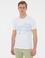 Beyaz Slim Fit Bisiklet Yaka Tişört