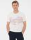 Ecru Slim Fit Bisiklet Yaka T-Shirt