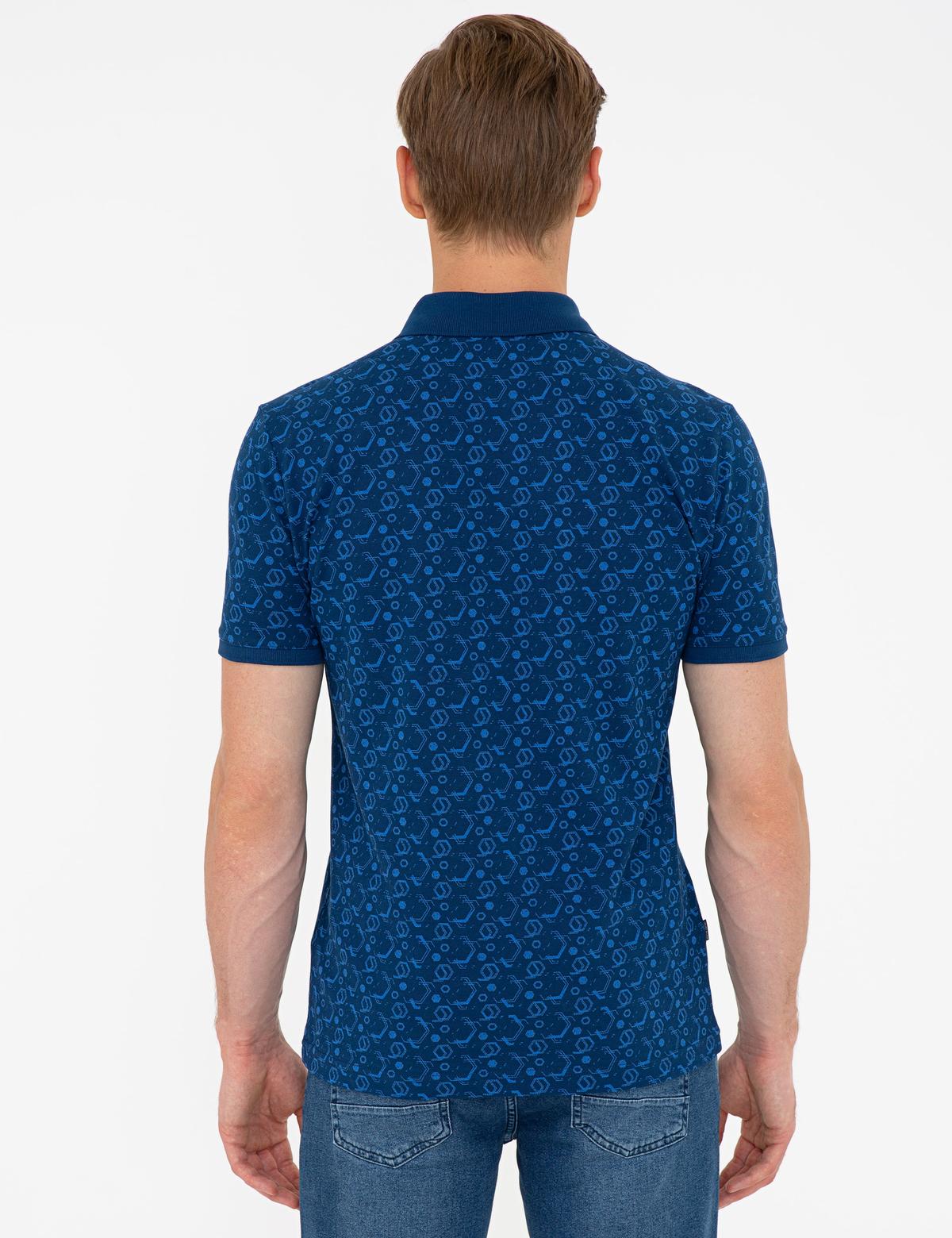 Lacivert Slim Fit Polo Yaka T-Shirt - 50242059020