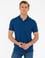 Lacivert Slim Fit Polo Yaka T-Shirt
