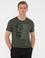 Haki Slim Fit Bisiklet Yaka T-Shirt