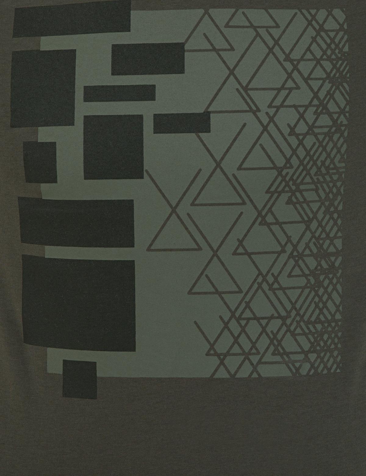 Haki Slim Fit Bisiklet Yaka T-Shirt - 50241532002