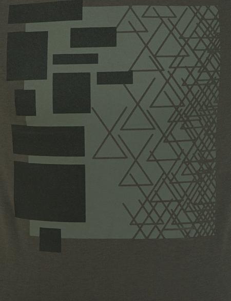 Haki Slim Fit Bisiklet Yaka T-Shirt - 50241532002