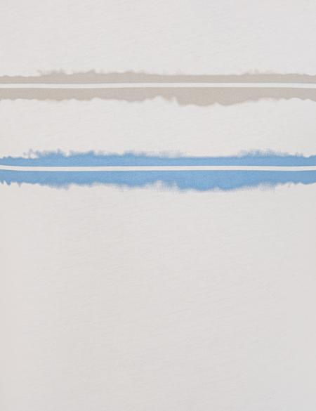 Ecru Slim Fit Bisiklet Yaka Tişört - 50241533006