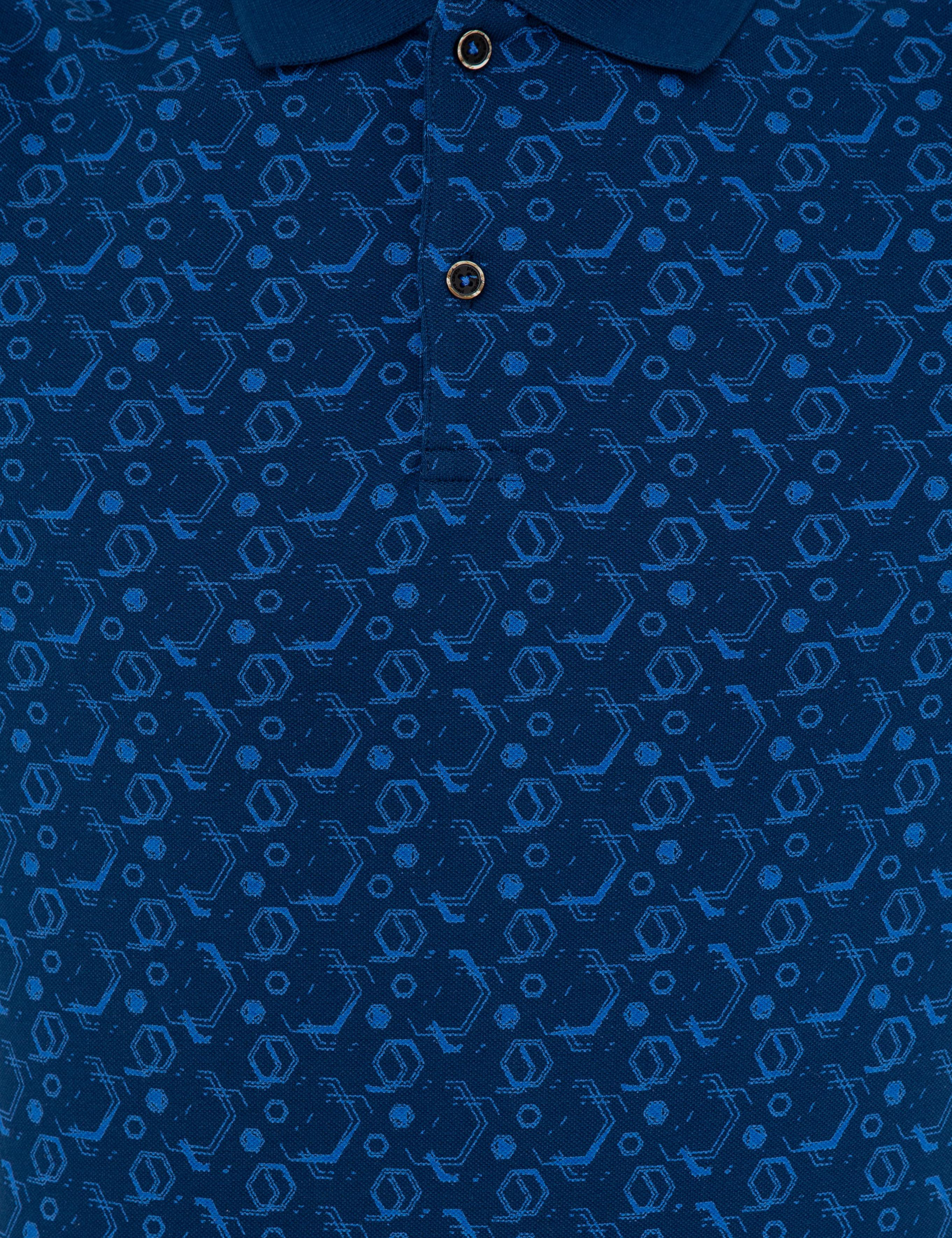 Lacivert Slim Fit Polo Yaka T-Shirt