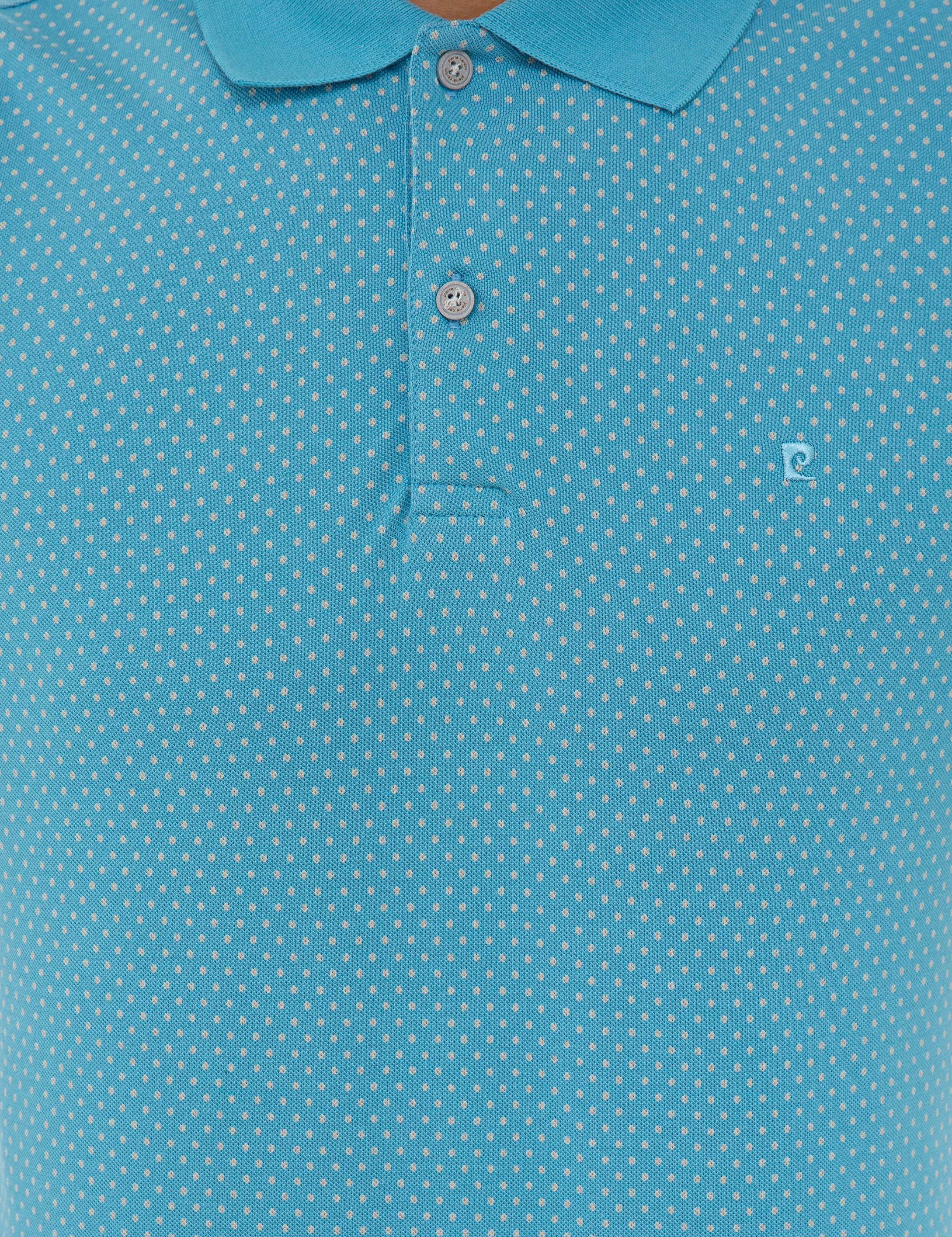 Mavi Slim Fit Polo Yaka Tişört - Image 5
