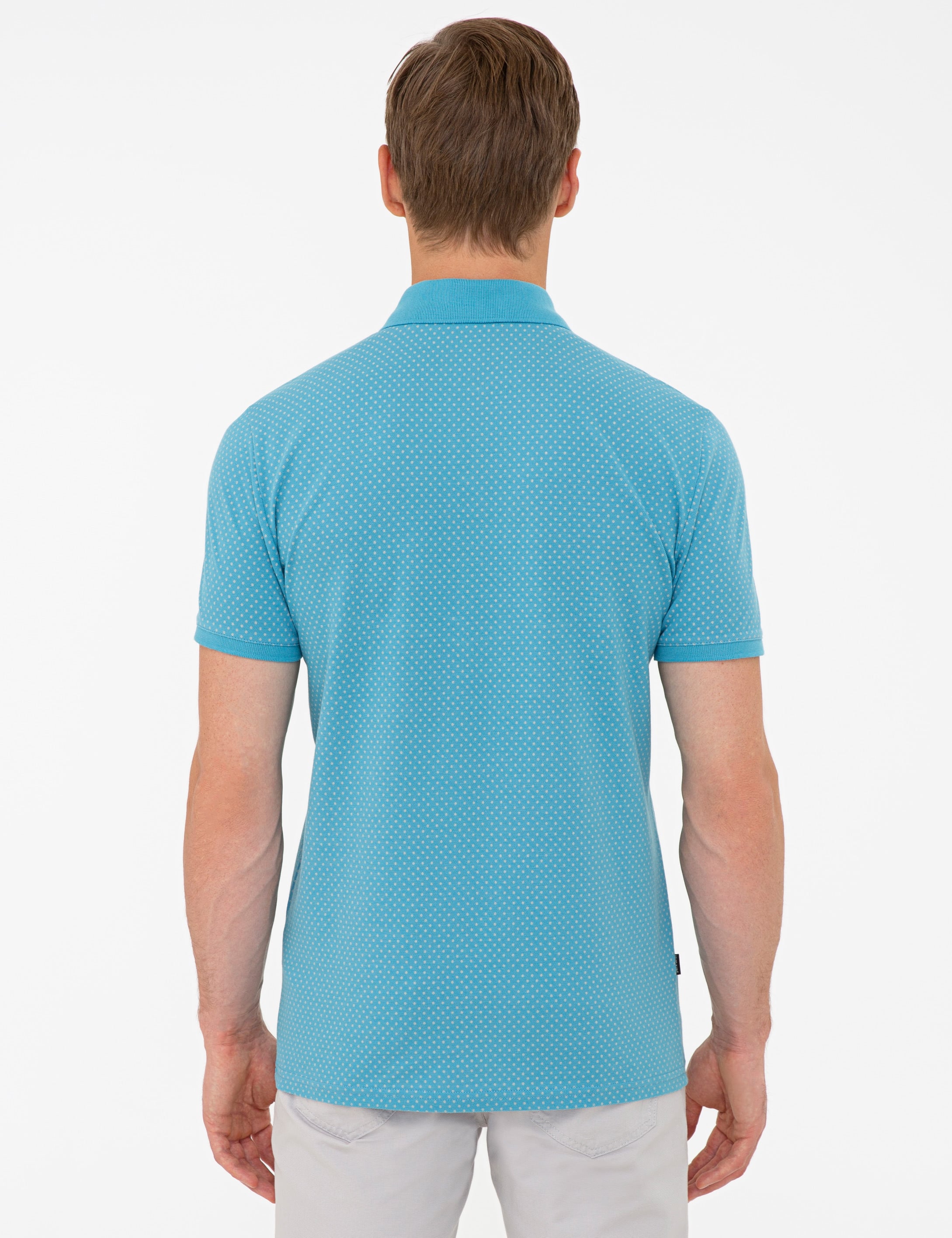 Mavi Slim Fit Polo Yaka Tişört
