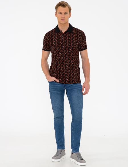 Siyah Slim Fit Tişört - 50242059034