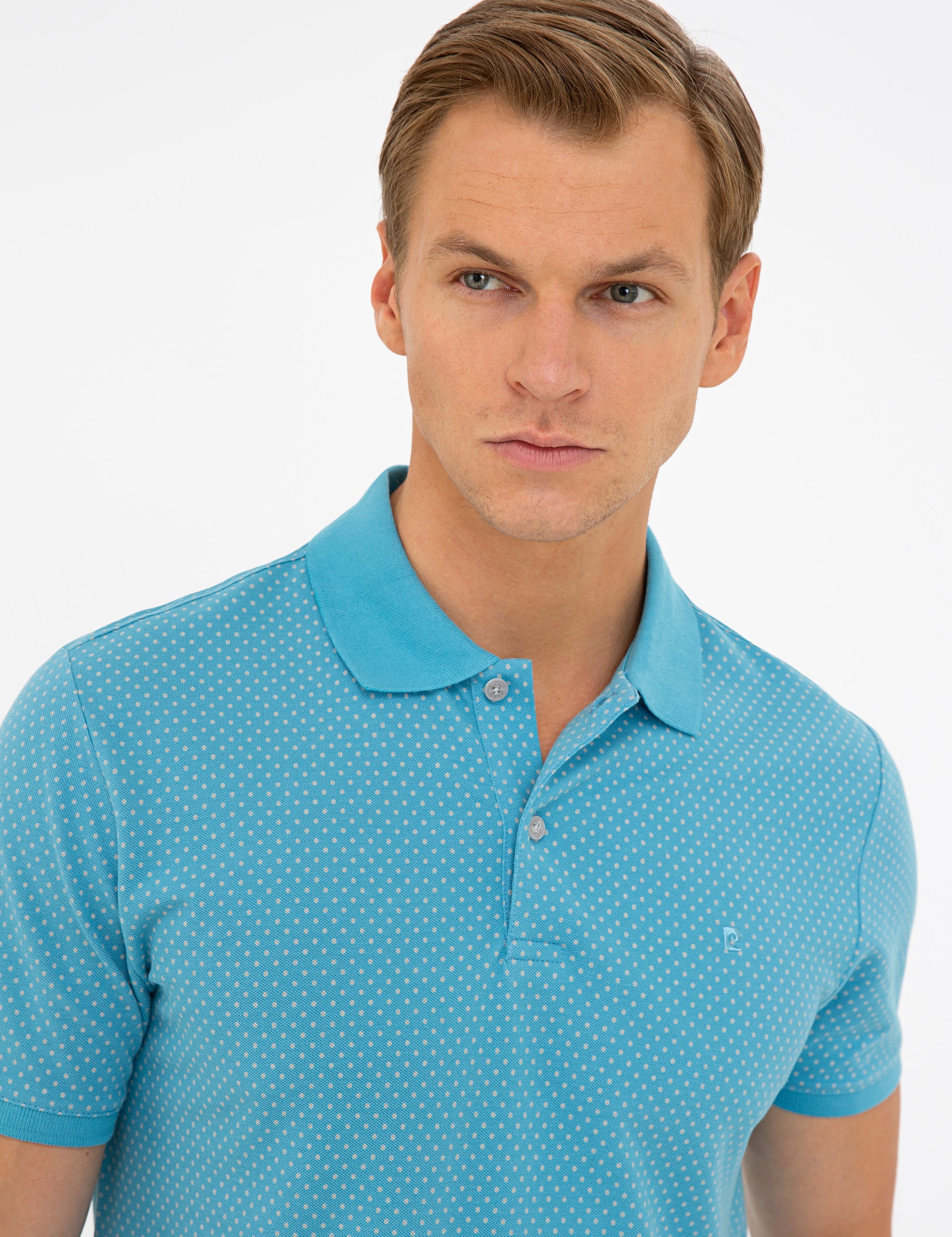 Mavi Slim Fit Polo Yaka Tişört