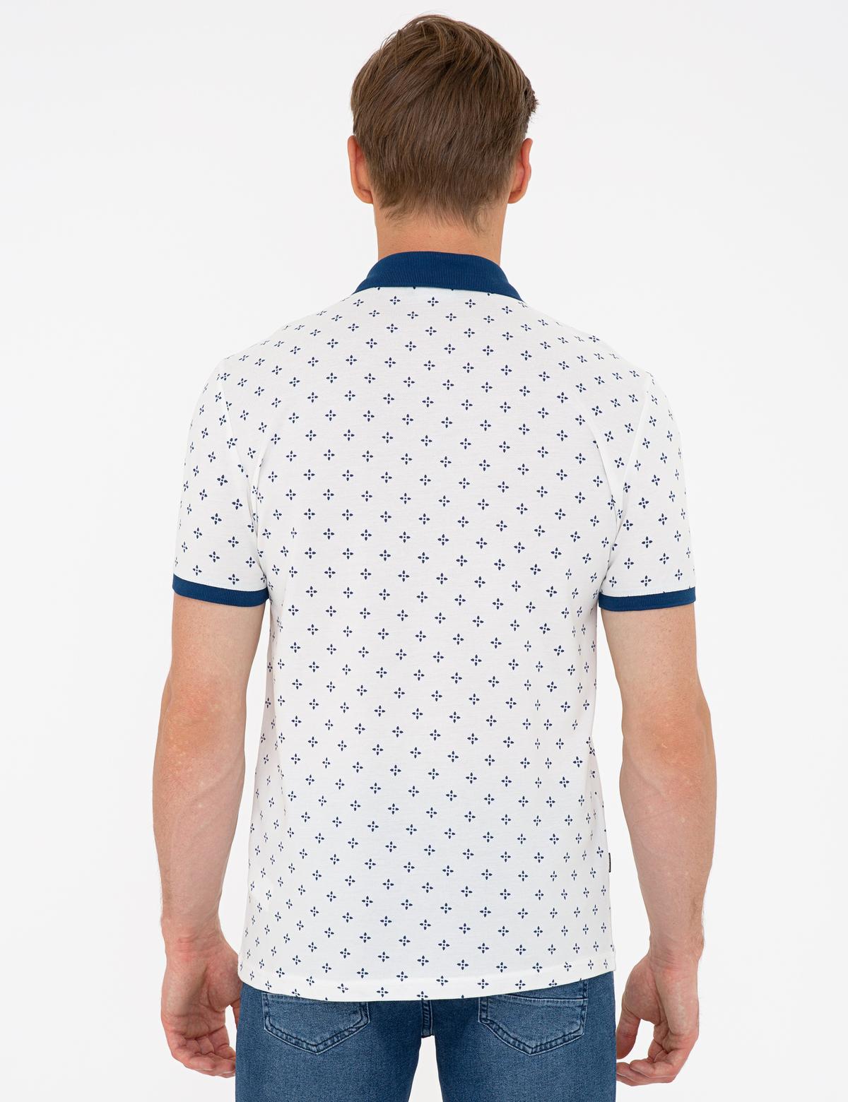 Ecru Slim Fit Polo Yaka T-Shirt - 50242066006