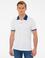 Ecru Slim Fit Polo Yaka T-Shirt