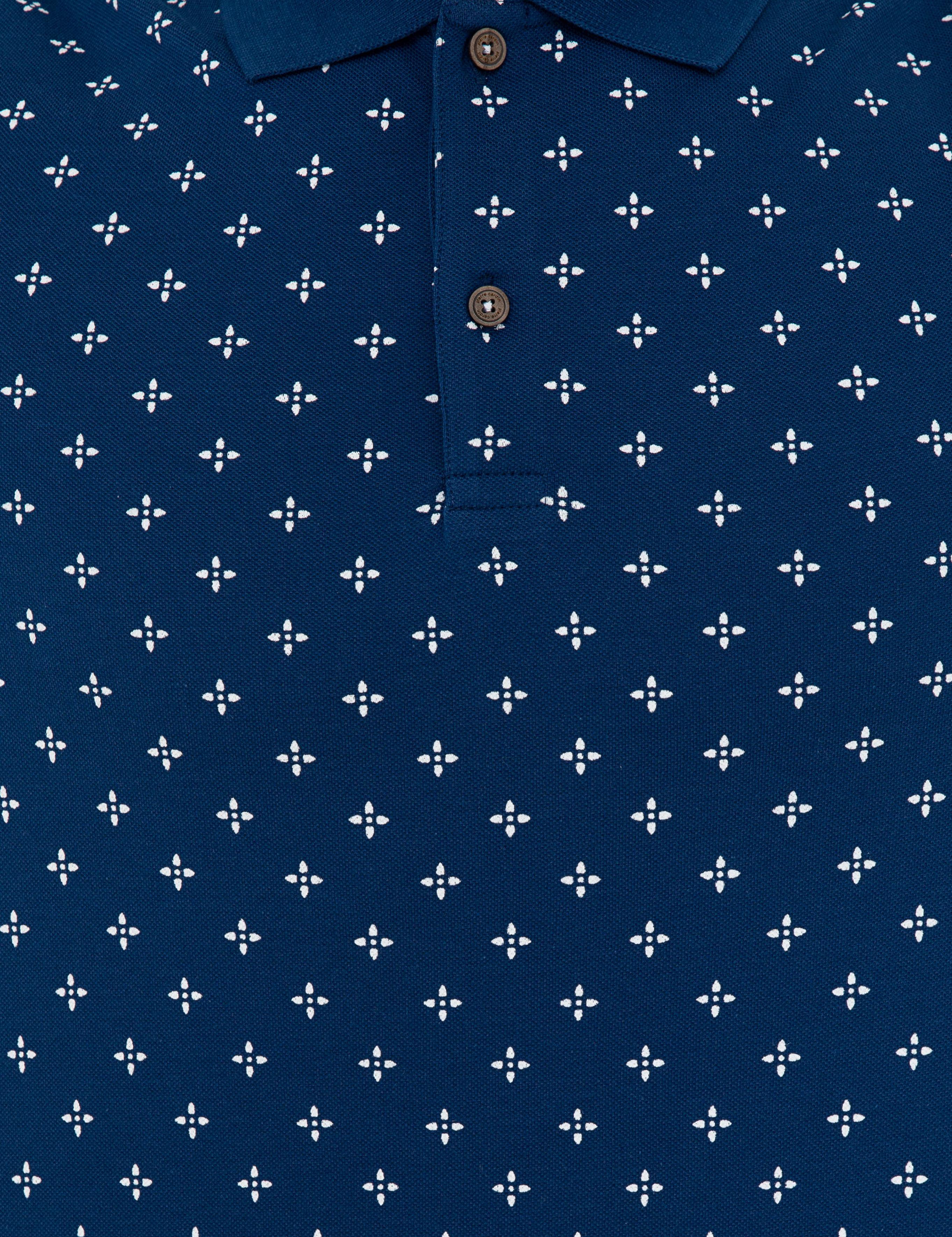 Lacivert Slim Fit Polo Yaka T-Shirt