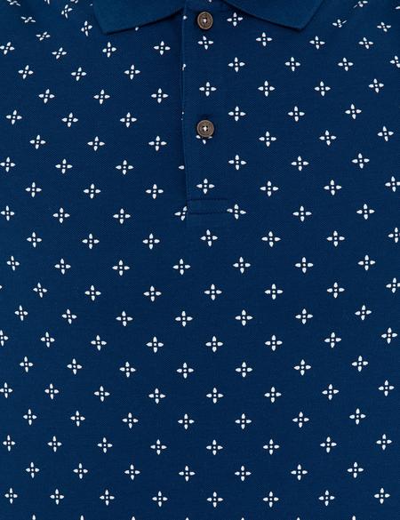 Lacivert Slim Fit Polo Yaka T-Shirt - 50242066019