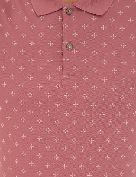 Gül Kurusu Slim Fit Polo Yaka T-Shirt - 50242066015