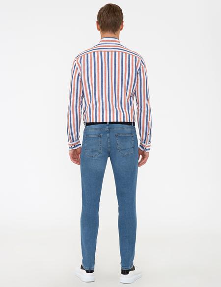 Açık Mavi Slim Fit Denim Pantolon - 50240082052
