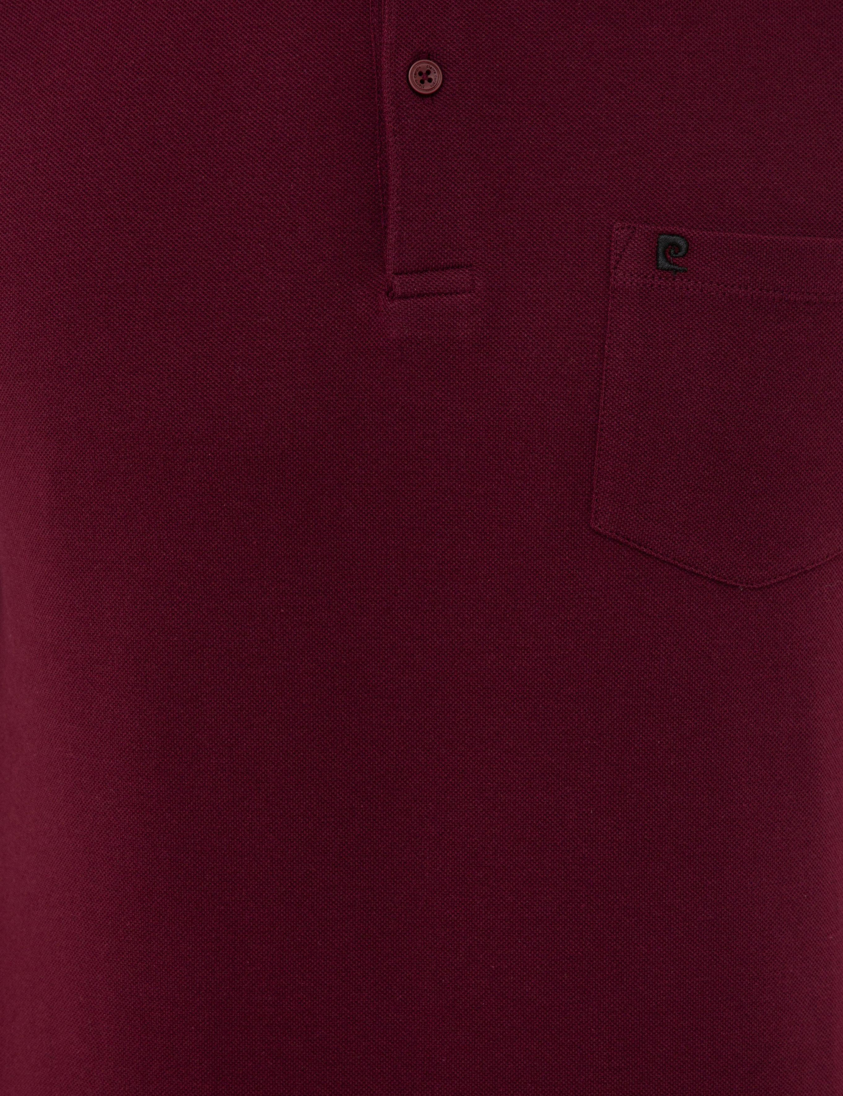 Bordo Regular Fit Polo Yaka Basic Tişört