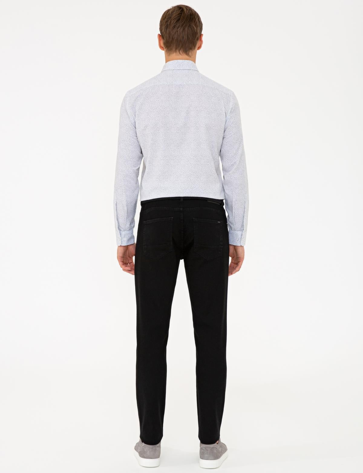 Siyah Slim Fit Denim Pantolon - 50240091060