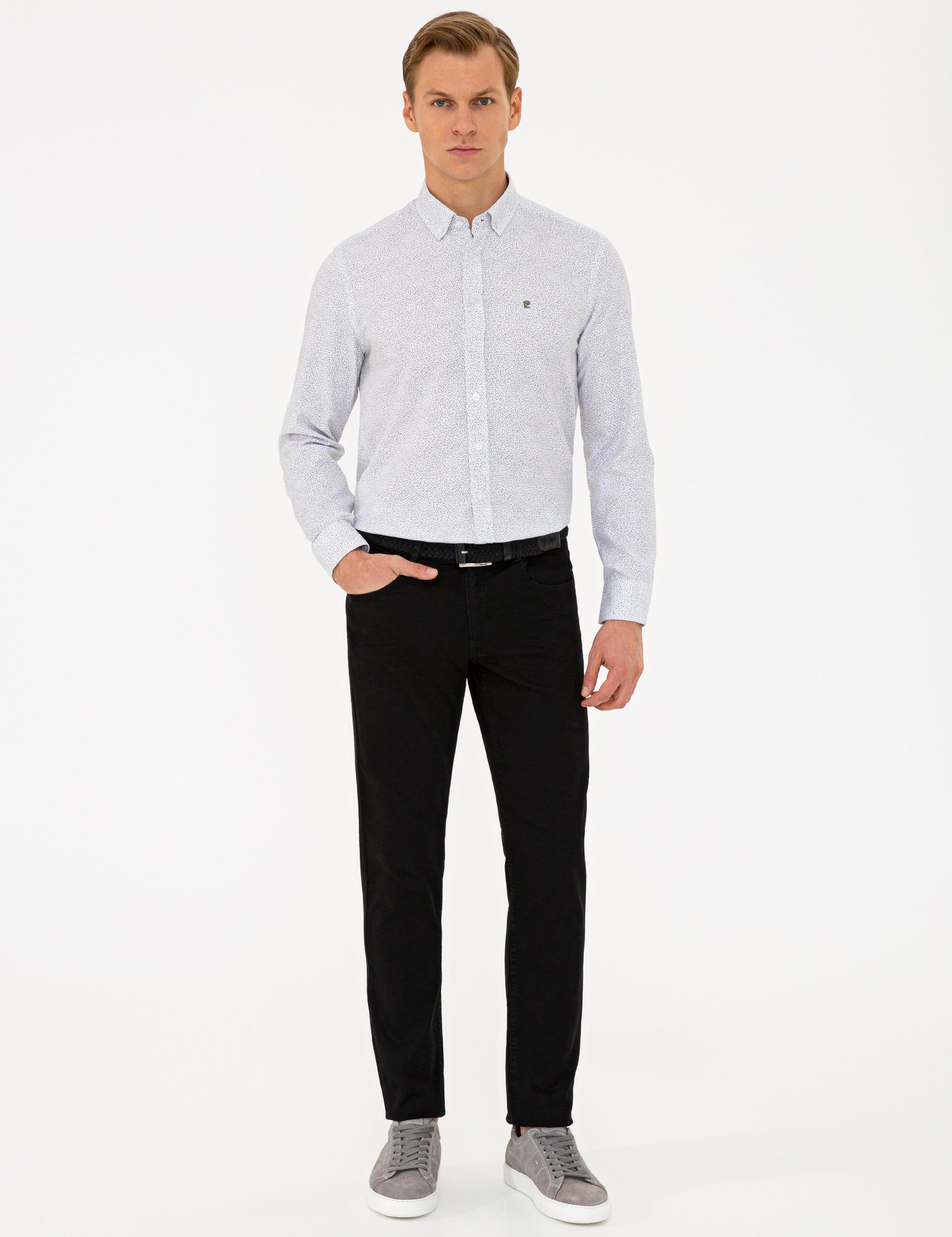 Siyah Slim Fit Denim Pantolon