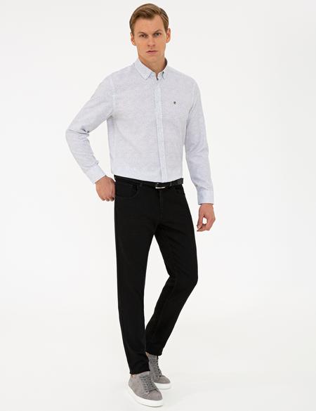 Siyah Slim Fit Denim Pantolon - 50240091060