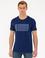 Lacivert Slim Fit Bisiklet Yaka Tişört