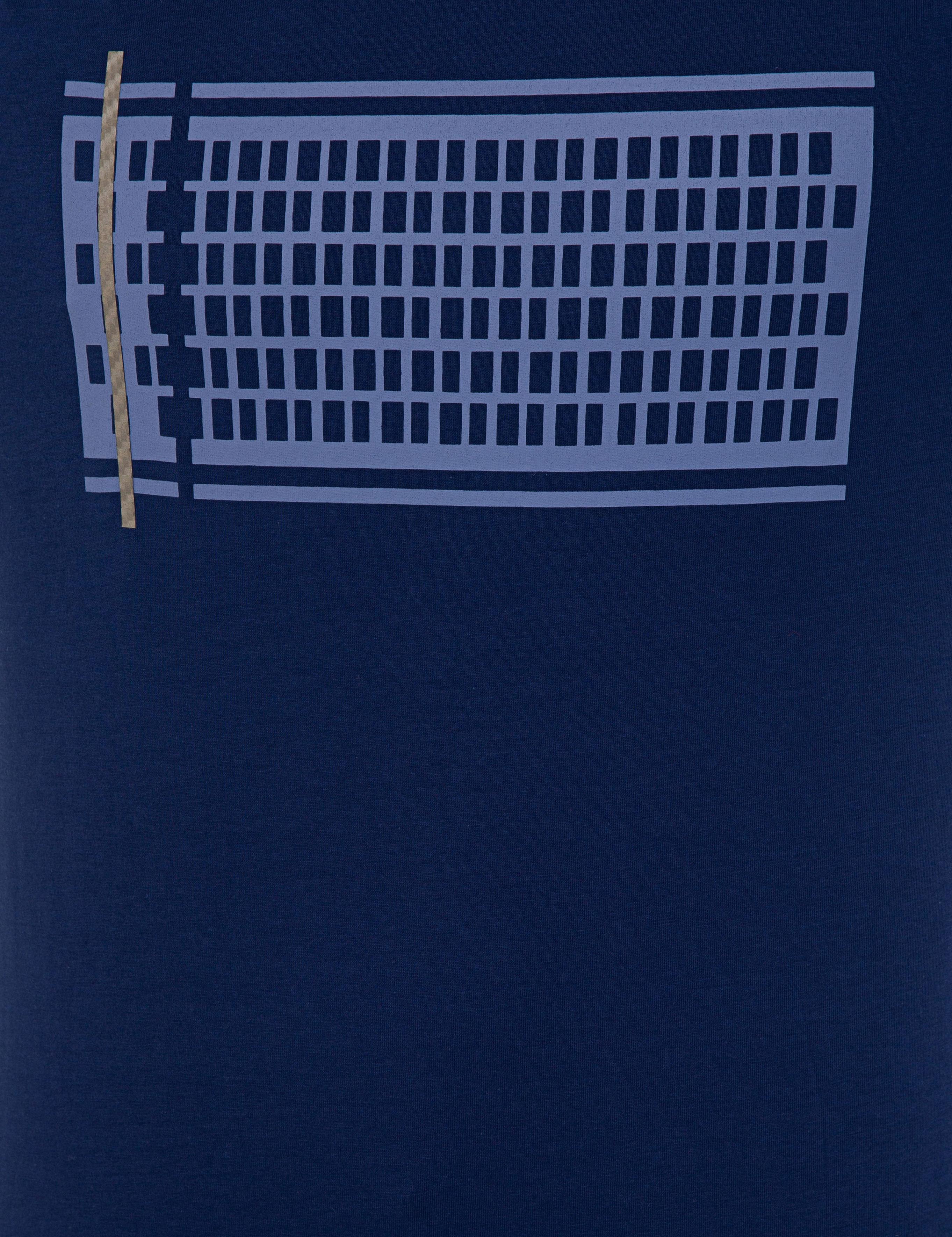 Lacivert Slim Fit Bisiklet Yaka Tişört