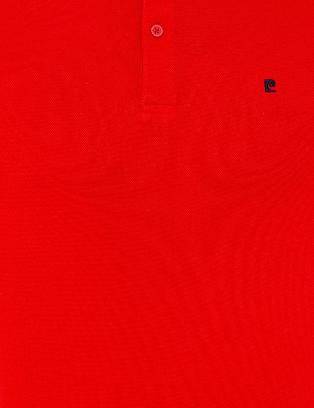 Nar Çiçeği Slim Fit Polo Yaka Basic  Tişört - 50239843114