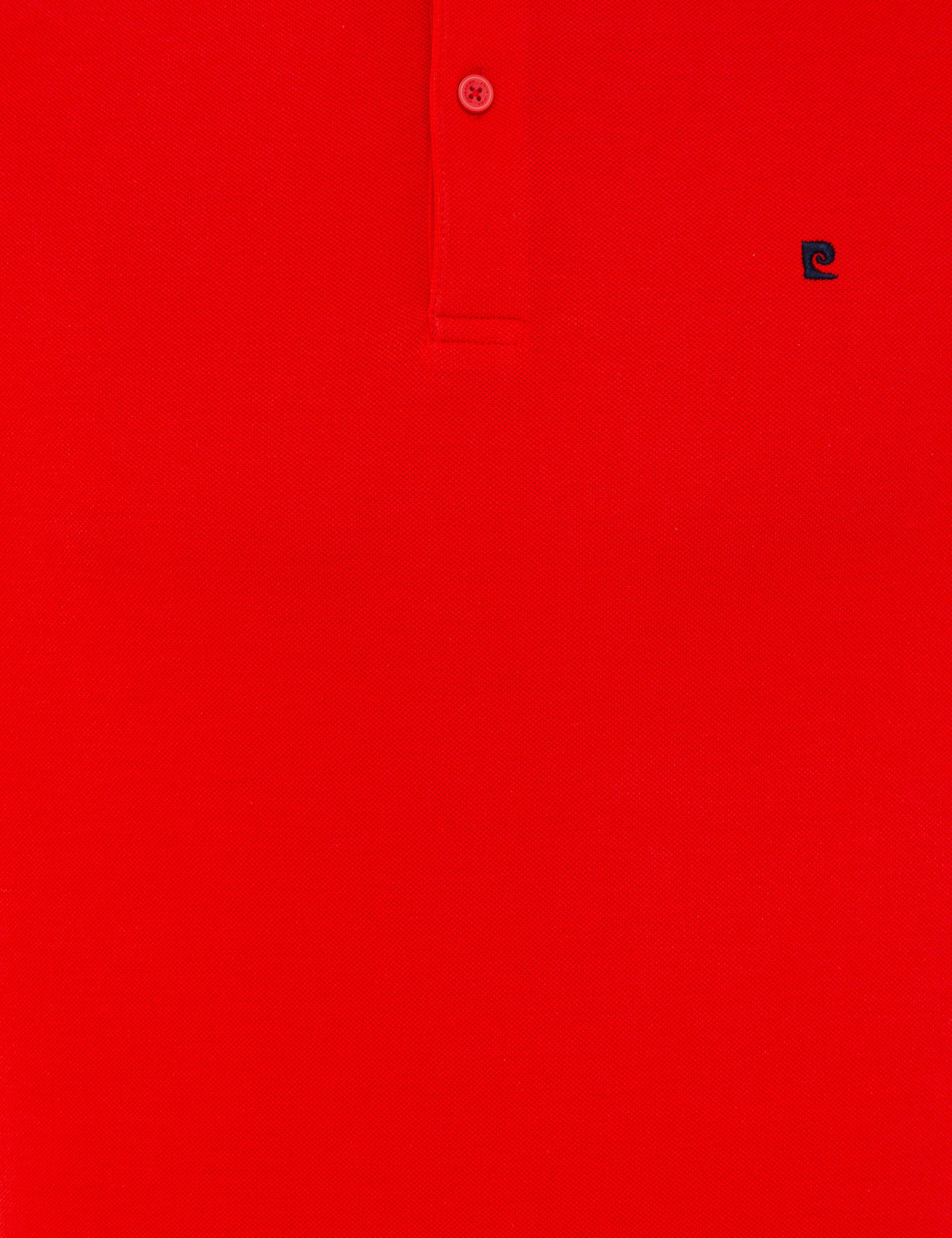 Nar Çiçeği Slim Fit Polo Yaka Basic  Tişört