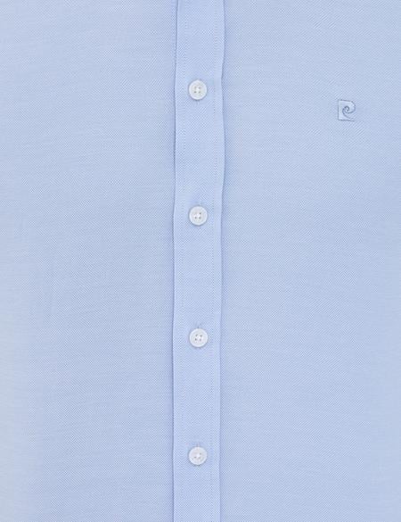 Koyu Mavi Slim Fit Oxford Gömlek - 50240379077