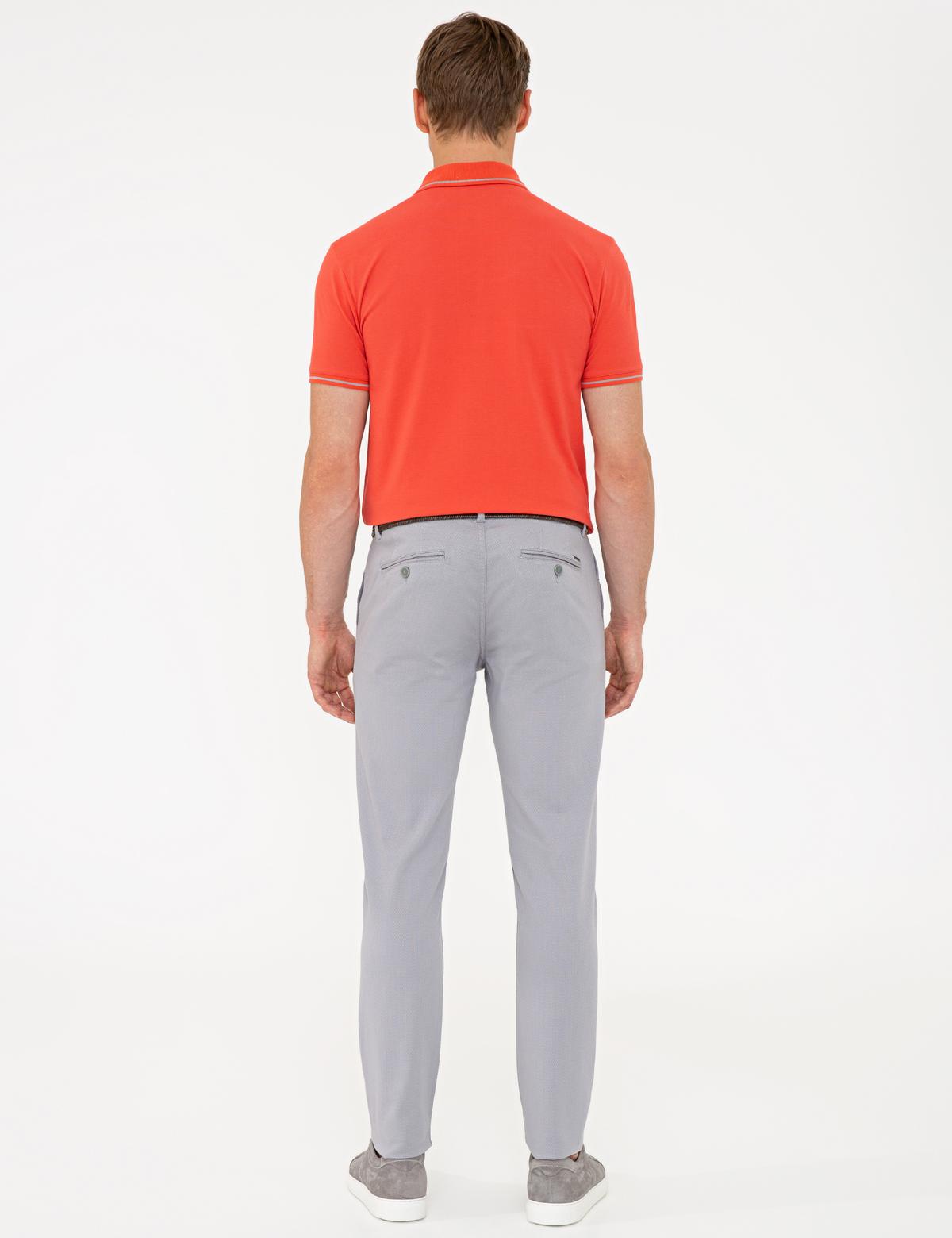 Gri Slim Fit Chino Pantolon - 50240326179